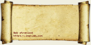 Ksenija Kalinić vizit kartica